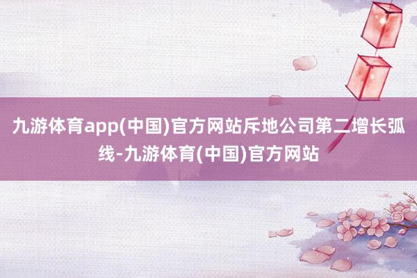 九游体育app(中国)官方网站斥地公司第二增长弧线-九游体育(中国)官方网站